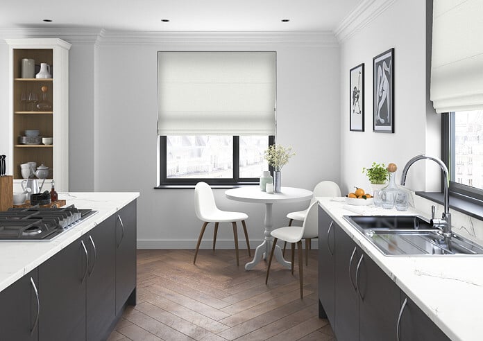 Ashbury, Mist - Twist&Fit Roman Blind - Image 5